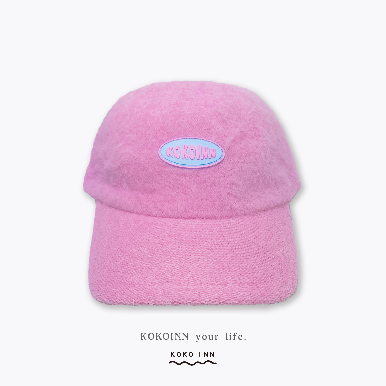 KOKOINN 日系美少女粉色軟毛限量帽子