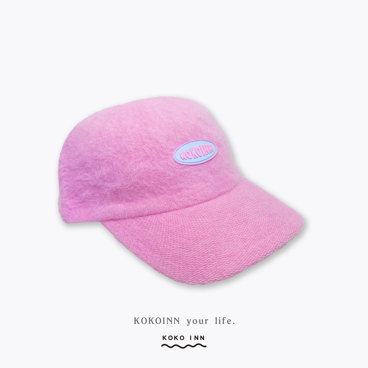 KOKOINN 日系美少女粉色軟毛限量帽子