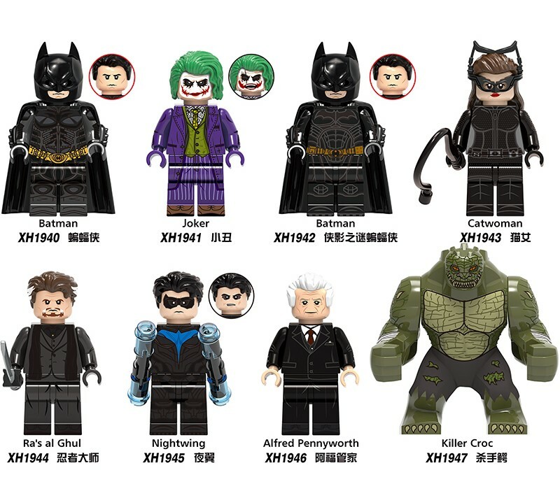 The Batman 2022 Custom Minifigures Set 8pcs