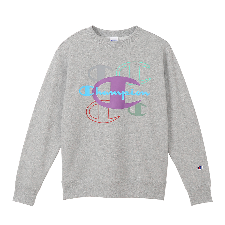 Champion Basic Logo大學Tee(灰色)