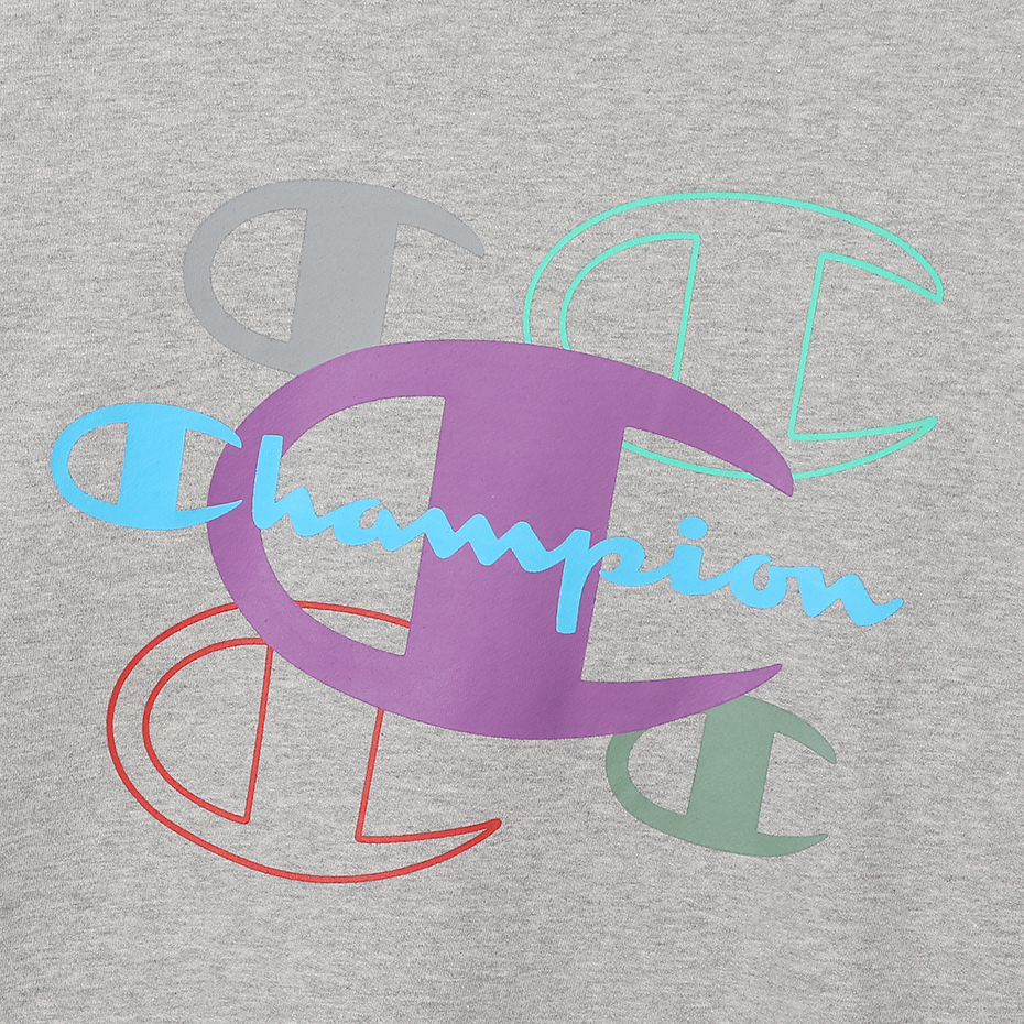 Champion Basic Logo大學Tee(灰色)