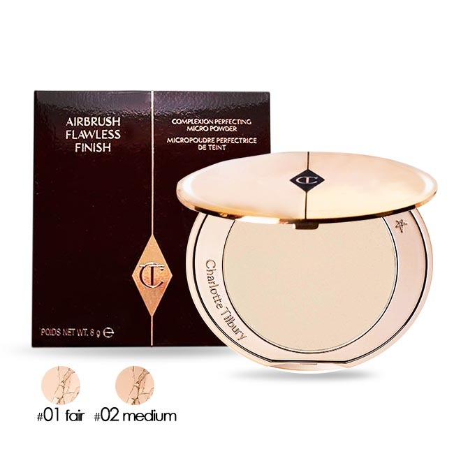 Charlotte Tilbury 無瑕定妝粉餅(8g)-國際航空版