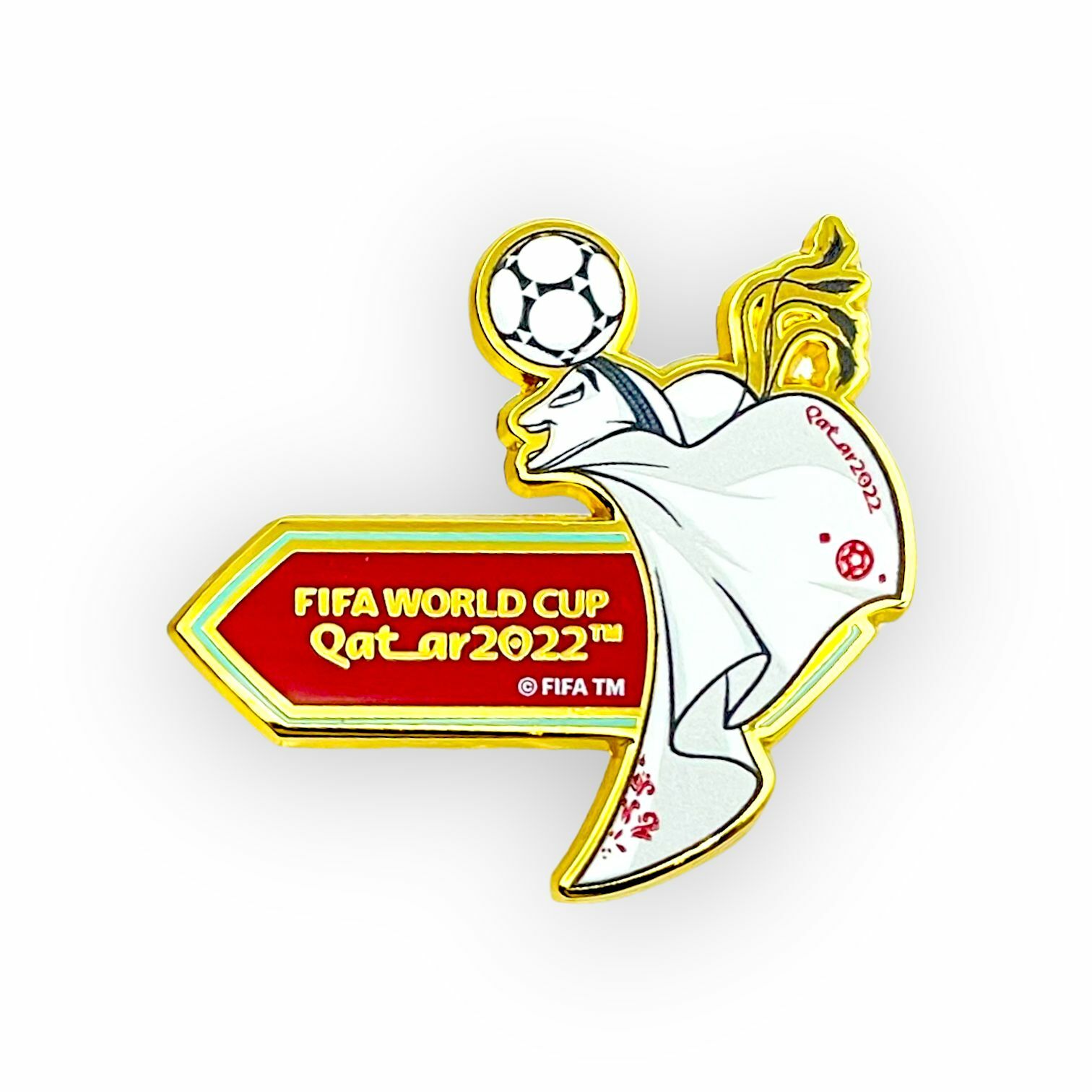 2022年世界盃吉祥物襟章(頂波)