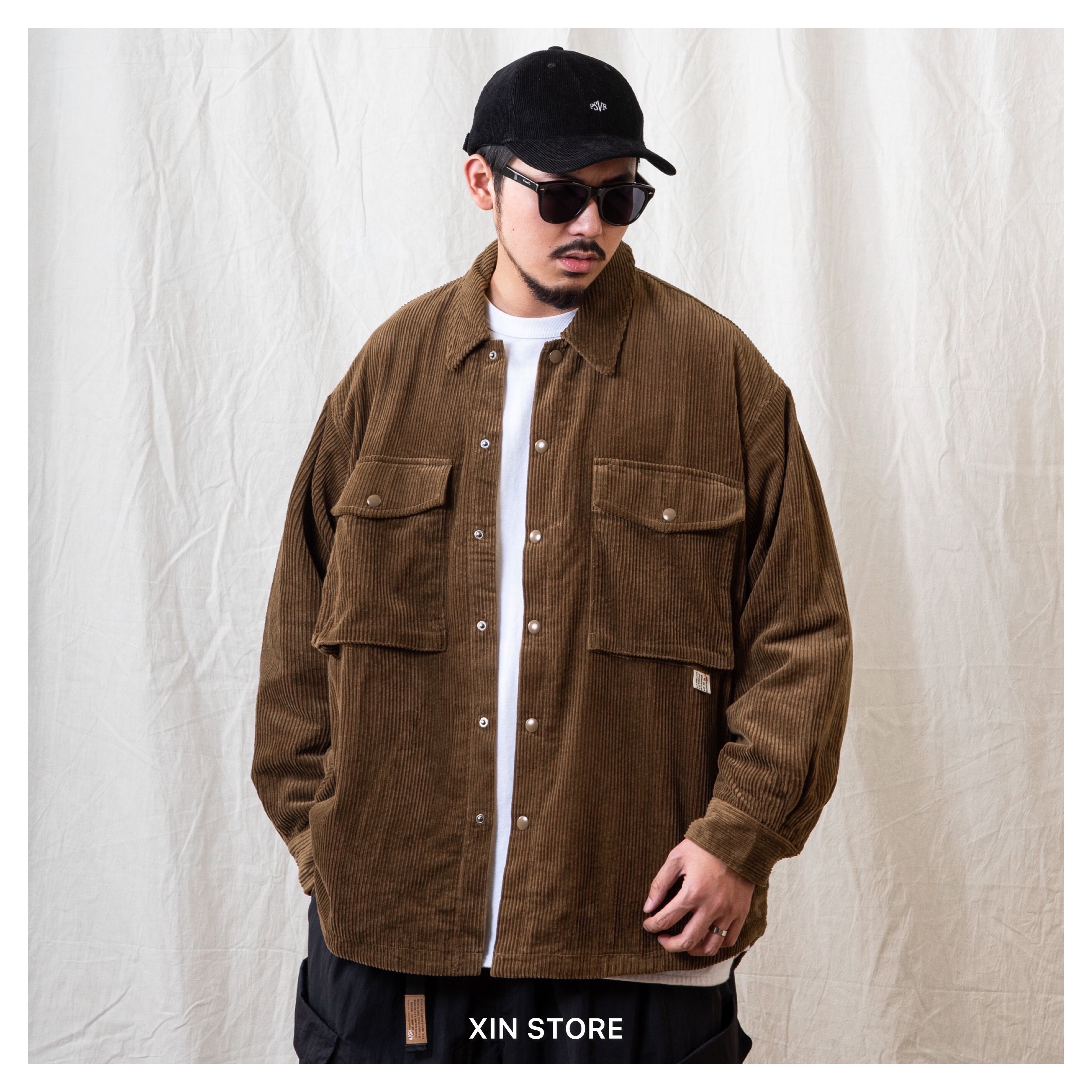 Persevere Long Sleeve Corduroy Jac-Shirts 襯衫 燈心絨