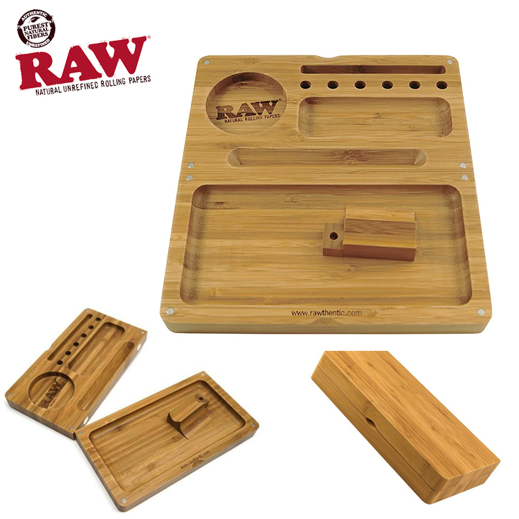 🇪🇸RAW - Bamboo Rolling Tray Flip 掀蓋式木盤