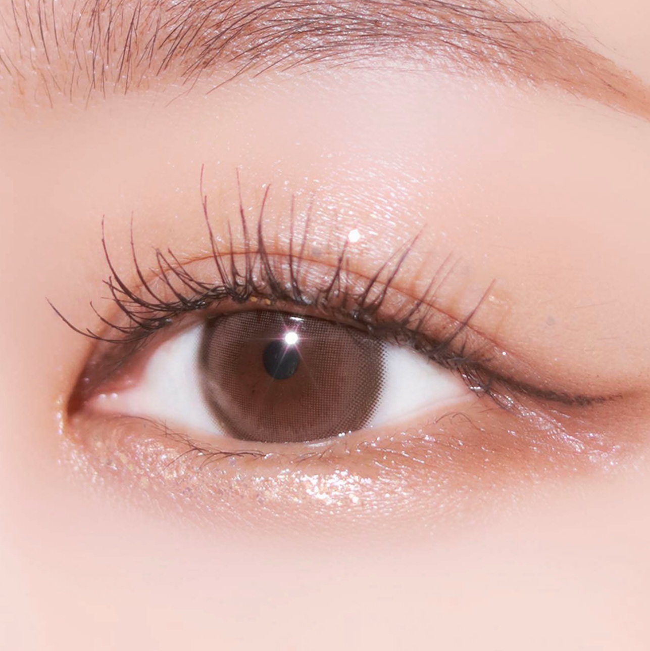 [月拋] Kissing Heart Lens Play 1 month Brown 月拋彩妝隱形眼鏡｜每盒2片