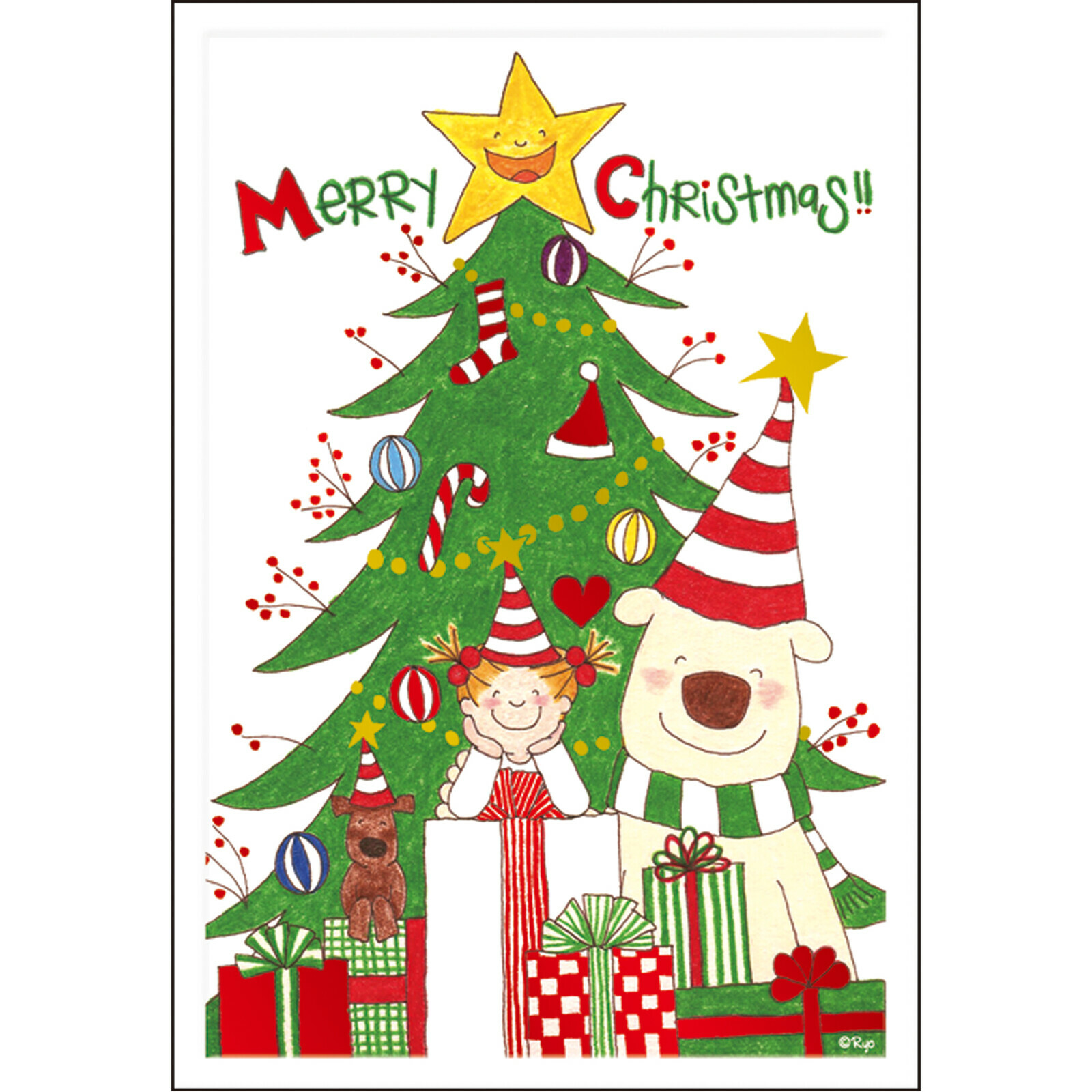 聖誕樹 COCO醬聖誕卡片 ｜ 日本 COCO and Wondrous Gang