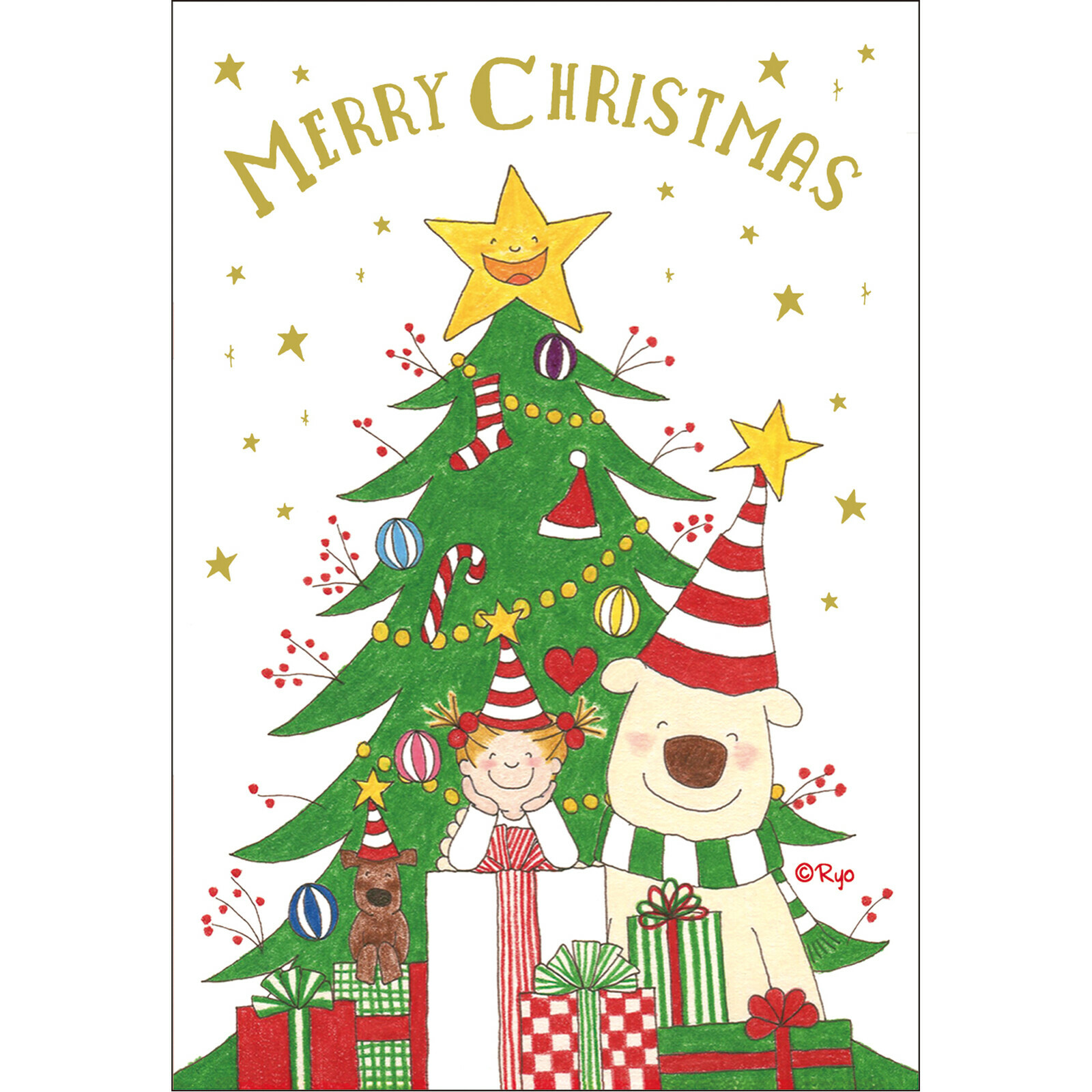 聖誕樹 COCO醬 迷你聖誕卡片 ｜ 日本 COCO and Wondrous Gang