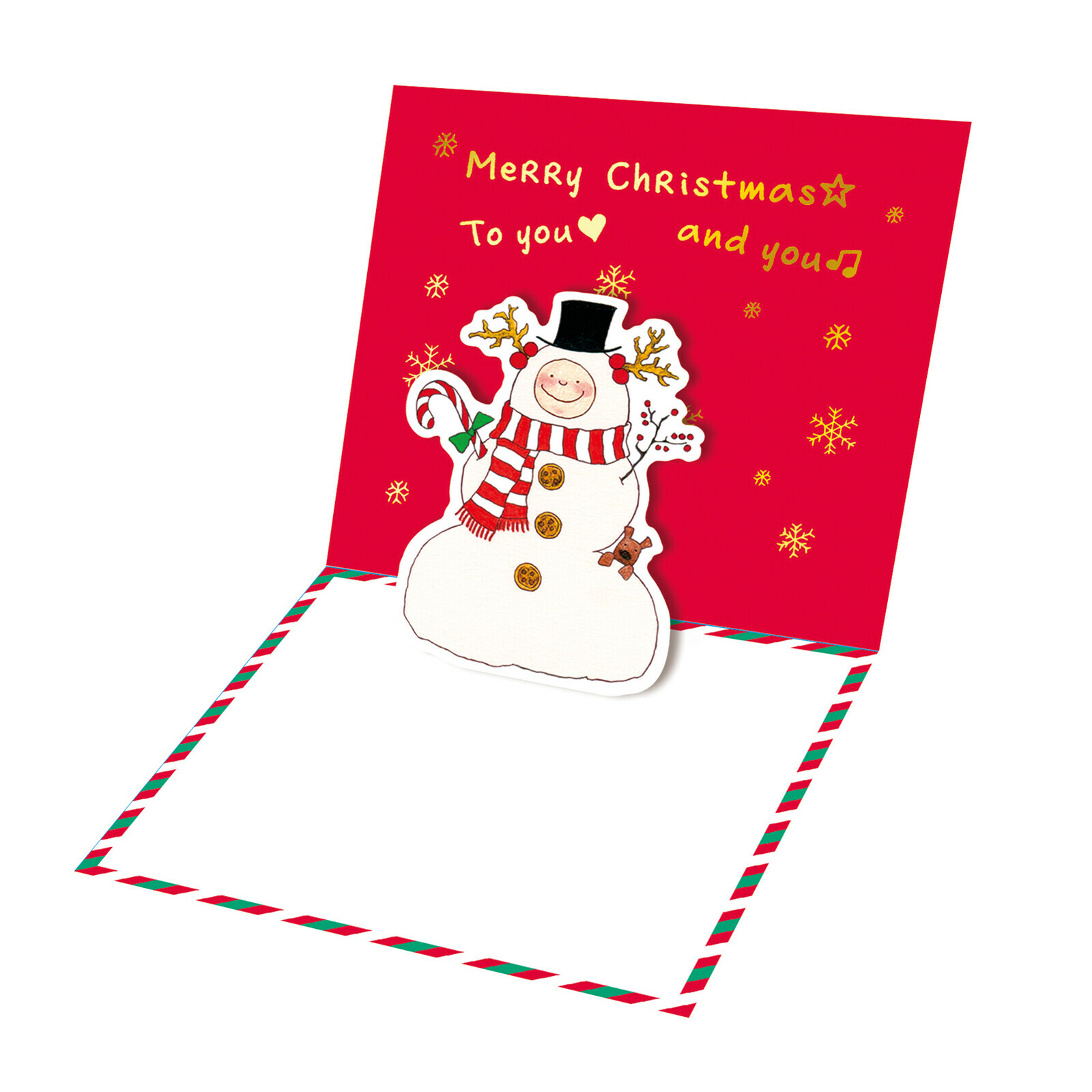 雪人 COCO醬 立體聖誕卡片 ｜ 日本 COCO and Wondrous Gang