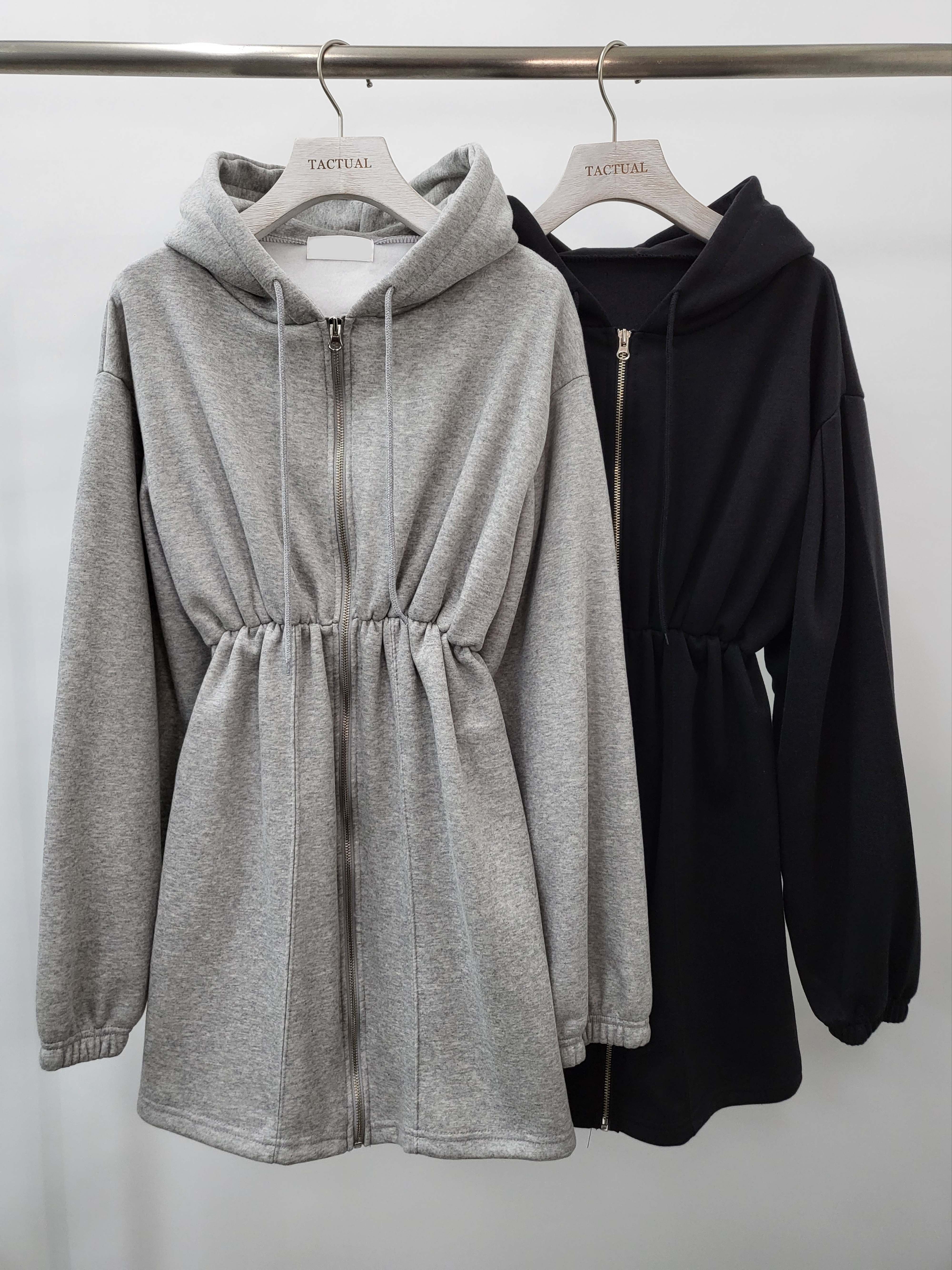 連帽拉鍊Ops外套(薄抓毛底)  WSK02