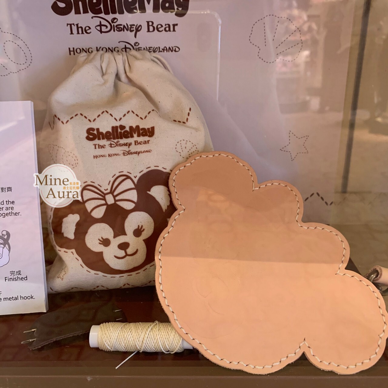 雪莉玫 ShellieMay DIY手作 皮質 票卡夾 -香港迪士尼樂園