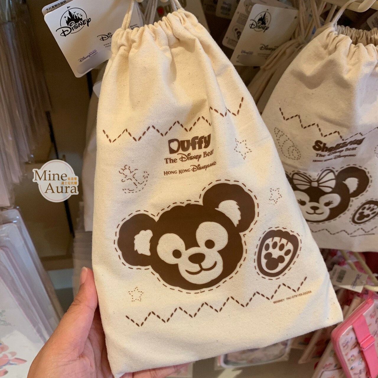 達菲 Duffy DIY手作 皮質 票卡夾 -香港迪士尼樂園