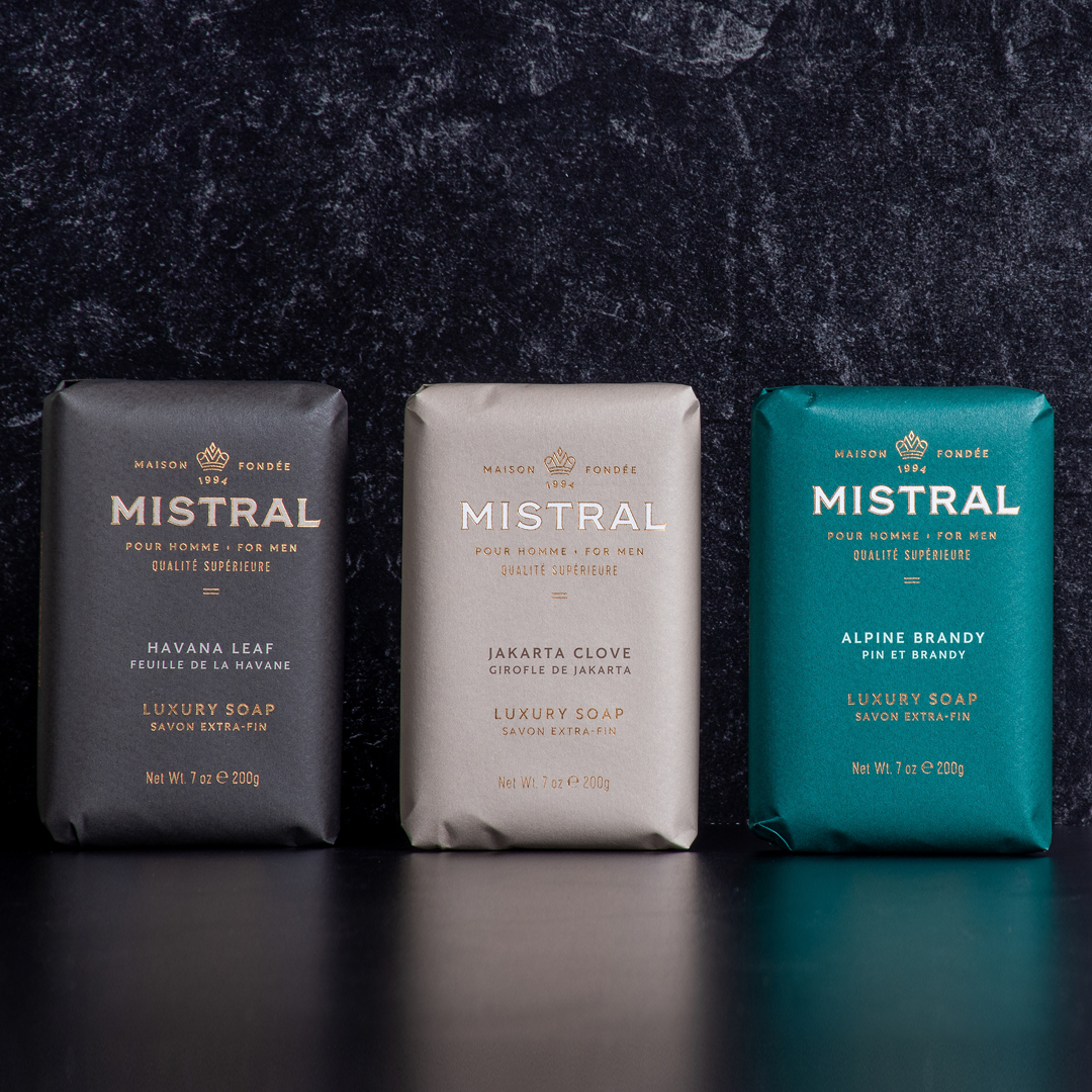 美國 Mistral - 異國風情 頂級奢華香水皂 / 沐浴香皂（Jakarta Clove）