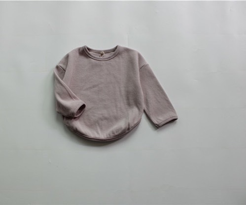 華夫格下擺圓弧上衣