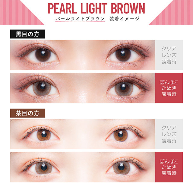 Flurry by colors 1 day Color Contact Lens 每日即棄有色隱形眼鏡(1DAY)(10片裝) Pearl Light Brown