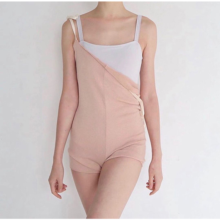 韓國 LalaWear【LW-Shorts01 輕薄連身針織短褲】