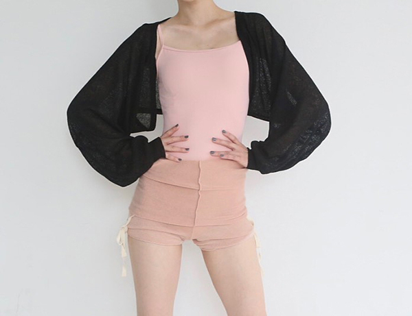 韓國 LalaWear【LW-Shorts01 輕薄連身針織短褲】