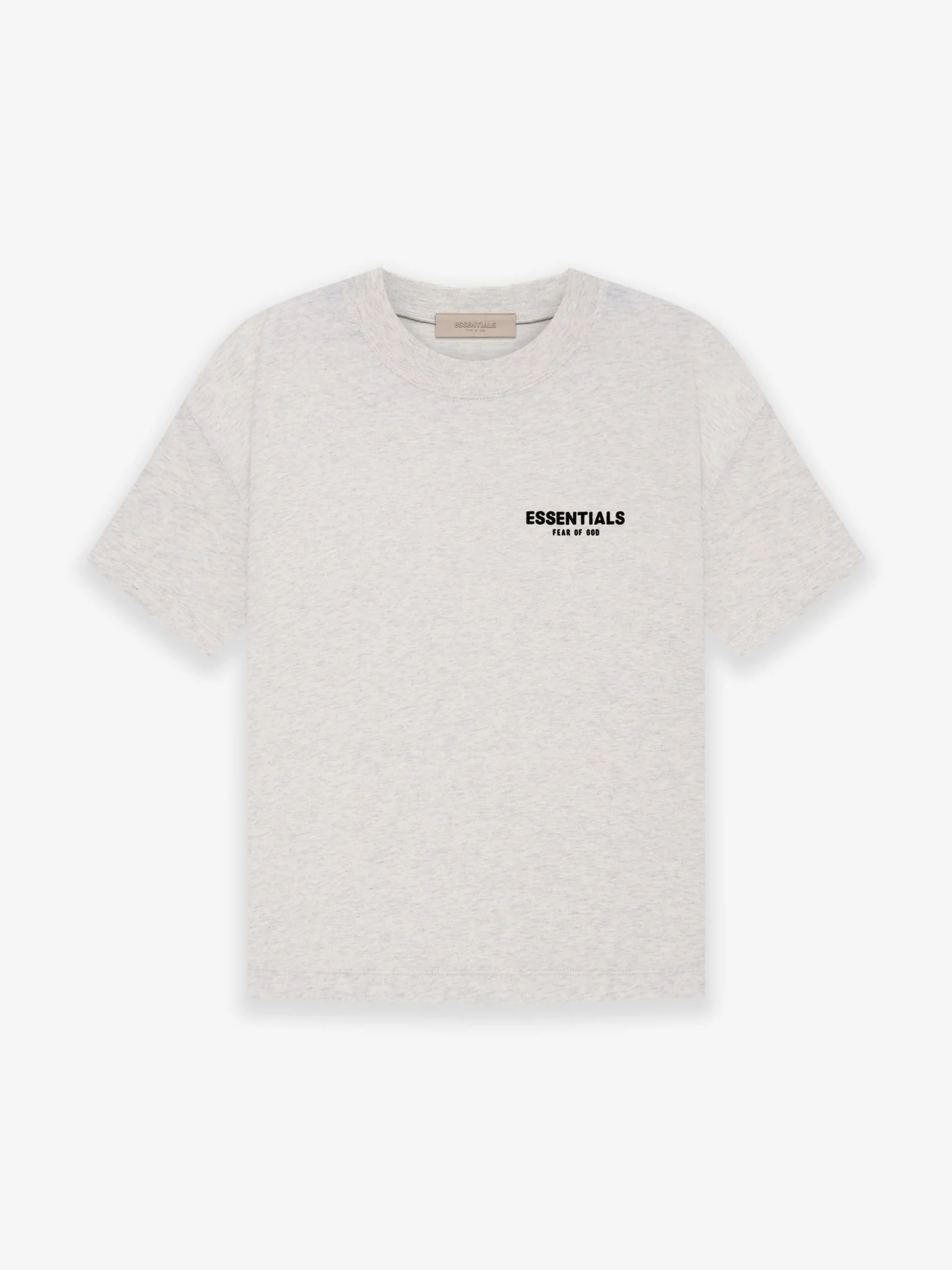 [INSTOCK] Fear Of God Essentials Back Logo Tee Light Oat