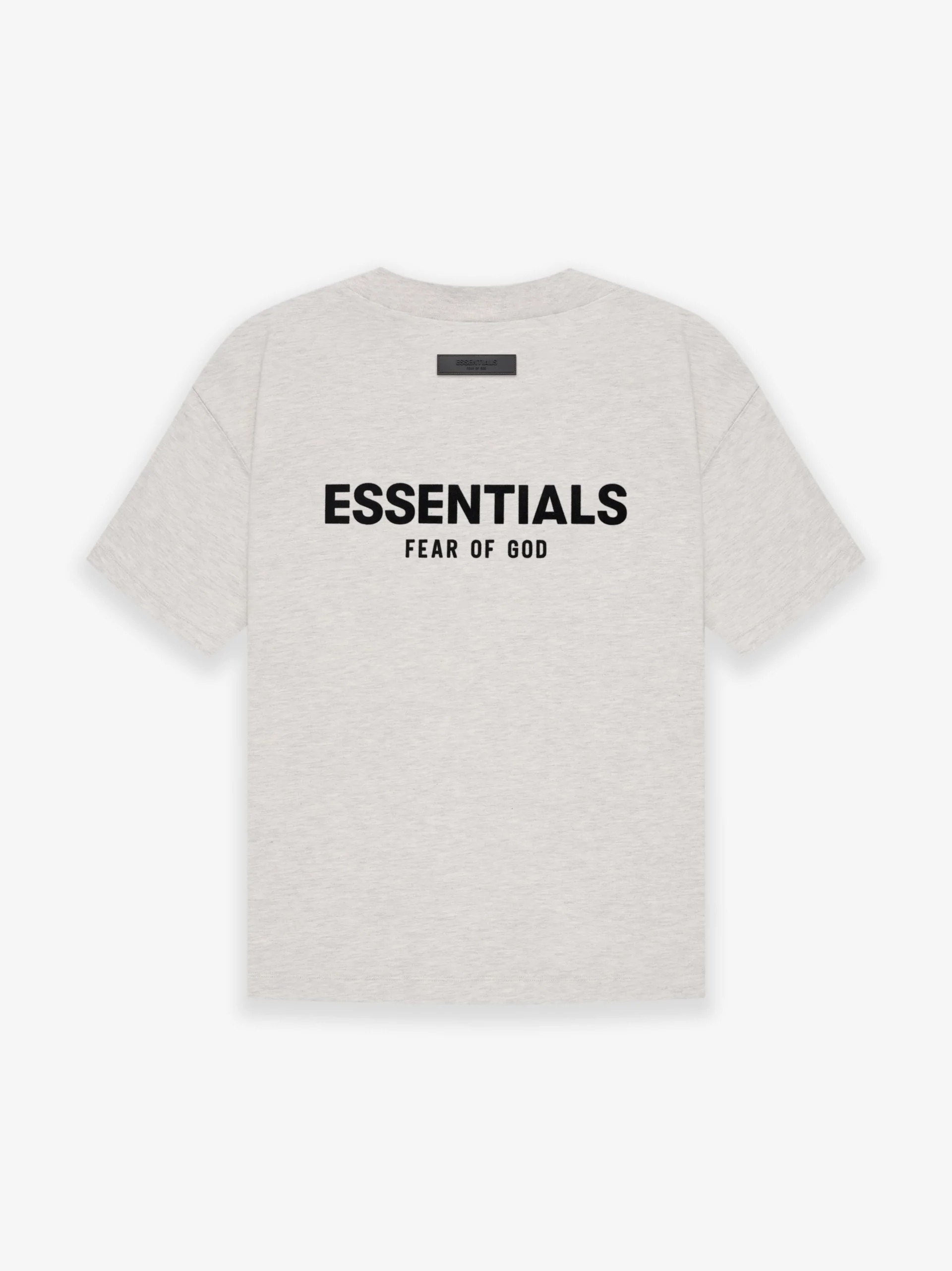 [INSTOCK] Fear Of God Essentials Back Logo Tee Light Oat