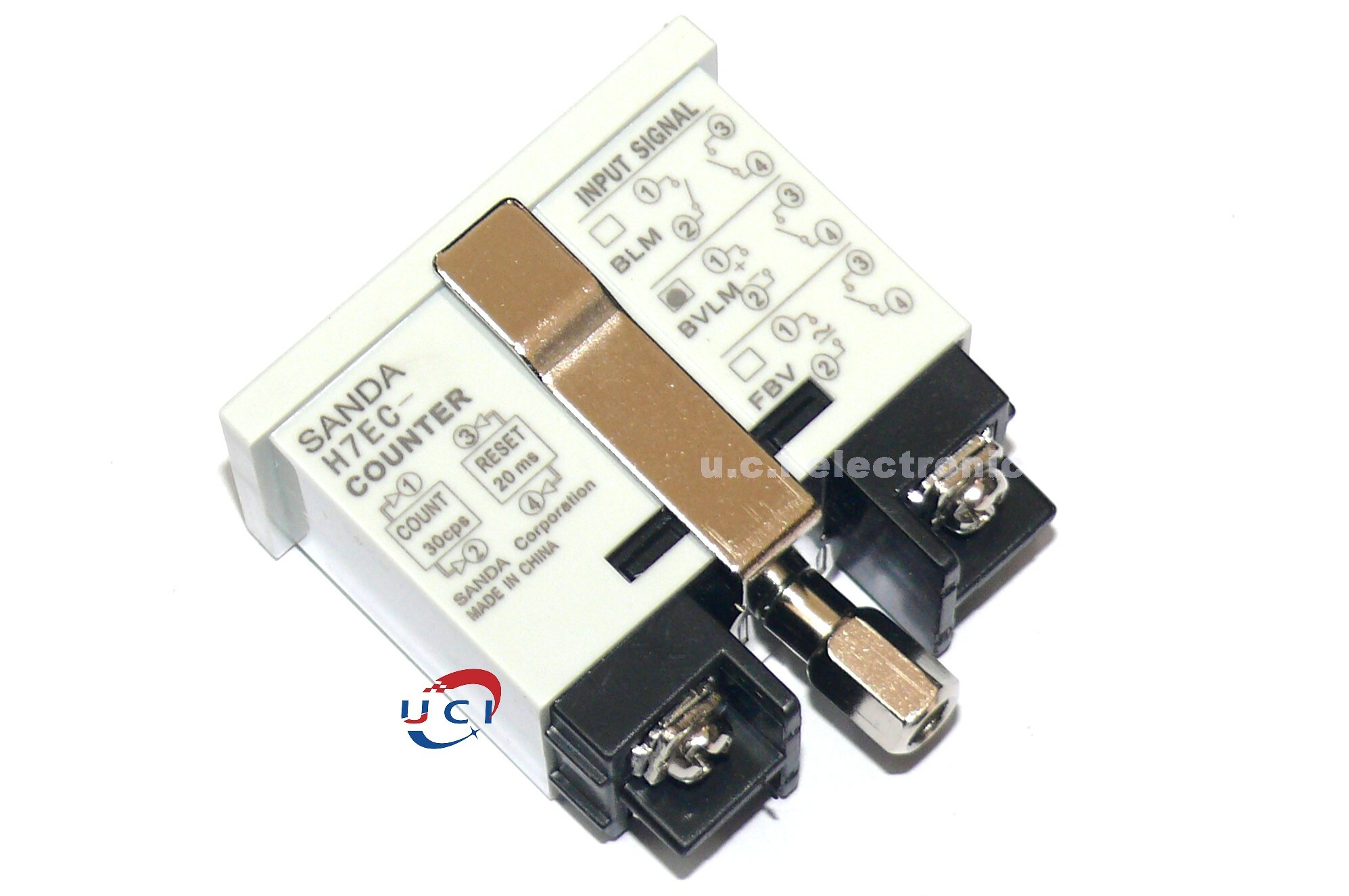 【UCI電子】(1-10)數顯電子計數器六位元直流電壓計數器H7EC-BVLM