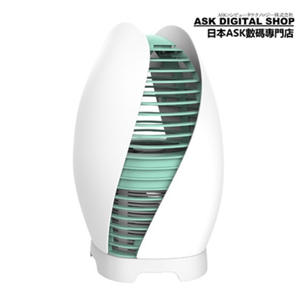 Japan TSK pistachio USB powered five-leaf turbo fan powerful inhalation mosquito killer (P3427)