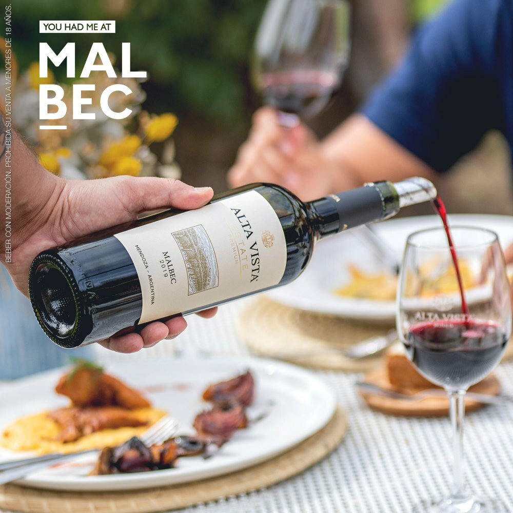 (JS92) Alta Vista 莊園精品馬爾貝克紅酒 2019 木塞 750ml [7798057480090_2019]