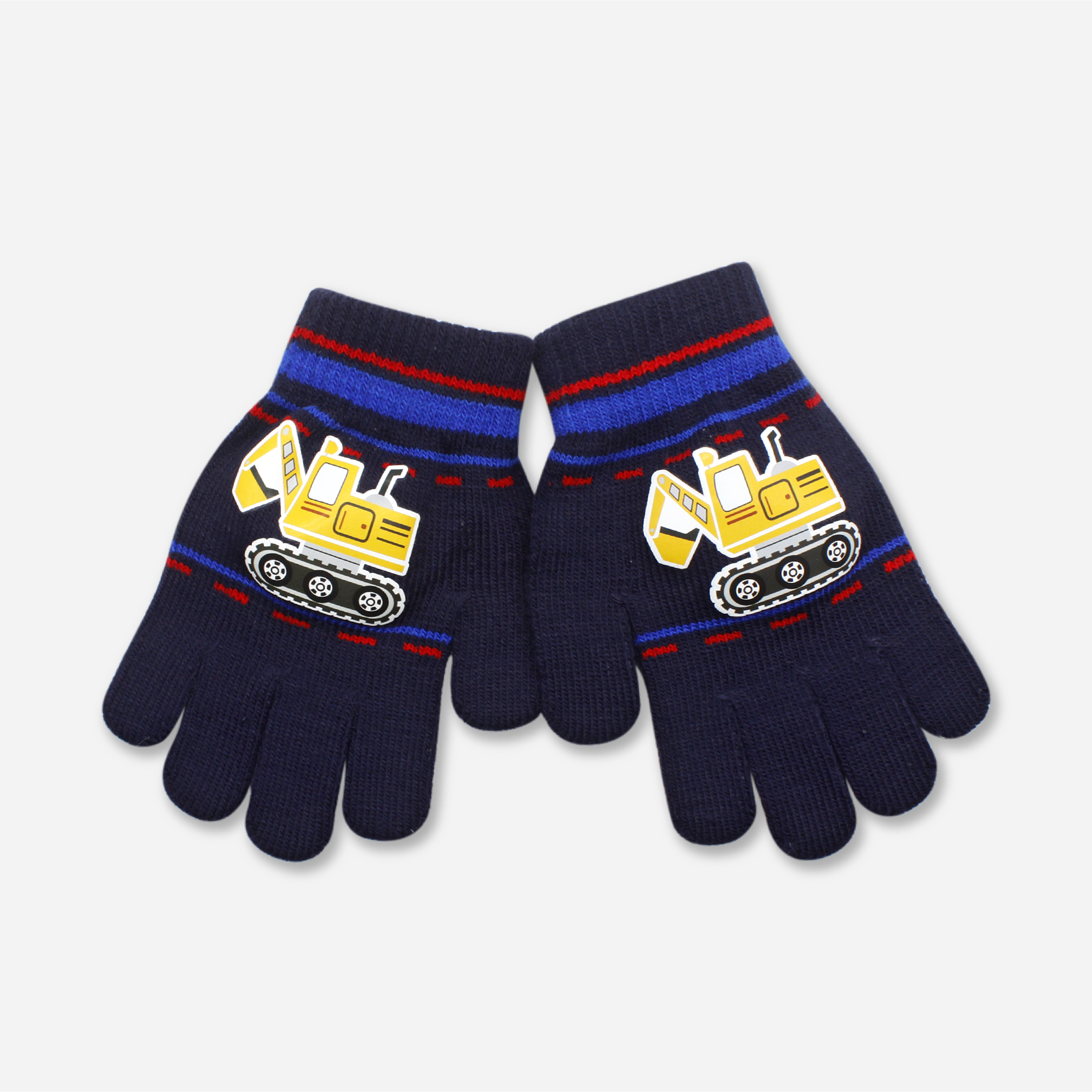 【肌暖】台灣製 汽車系列 3-7歲兒童保暖手套丨C7619