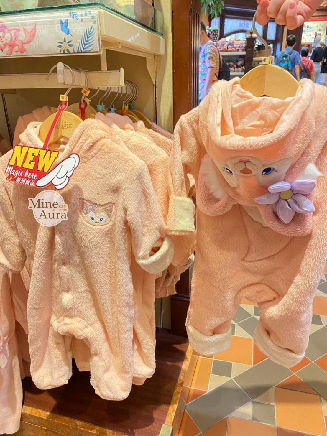 玲娜貝兒 Lina bell 可愛造型 大頭連帽 連身 嬰兒 包屁衣 -香港迪士尼樂園