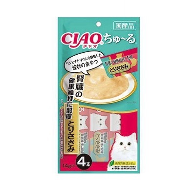 CIAO 腎臟健康配方 雞肉醬(14gx4支裝)【$100 X 7包】【可混合其他口味】