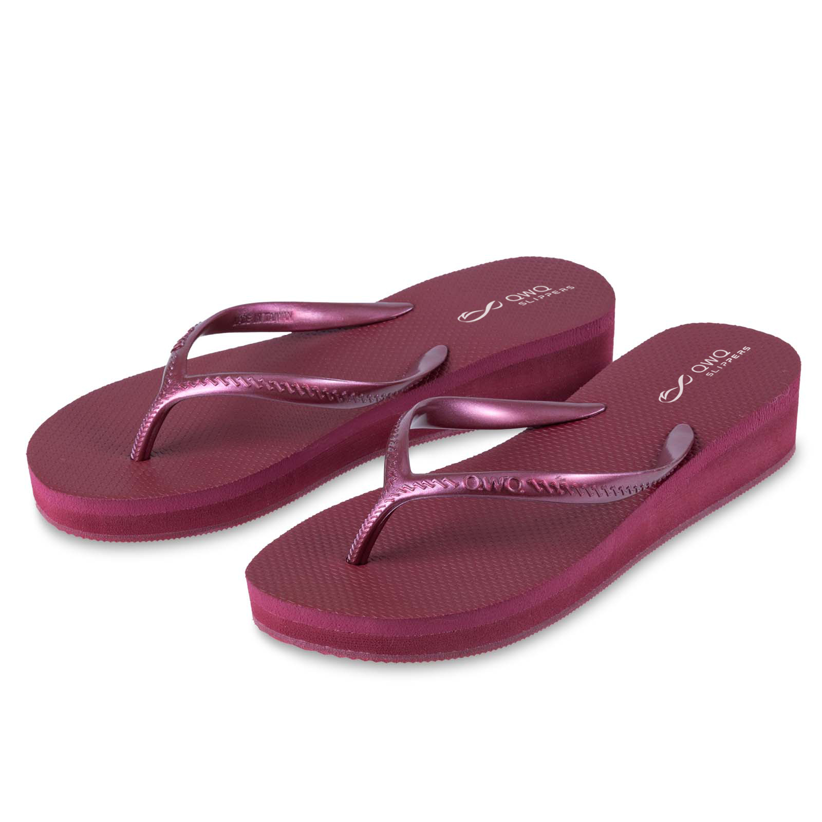 新版 經典厚底3公分 Higher系列 葡酒紅