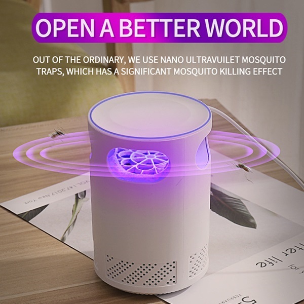 韓國JK 新款家用物理滅蚊器光誘吸入式光催化滅蚊蟲捉捕蚊蒼蠅滅蚊燈 (J0737)