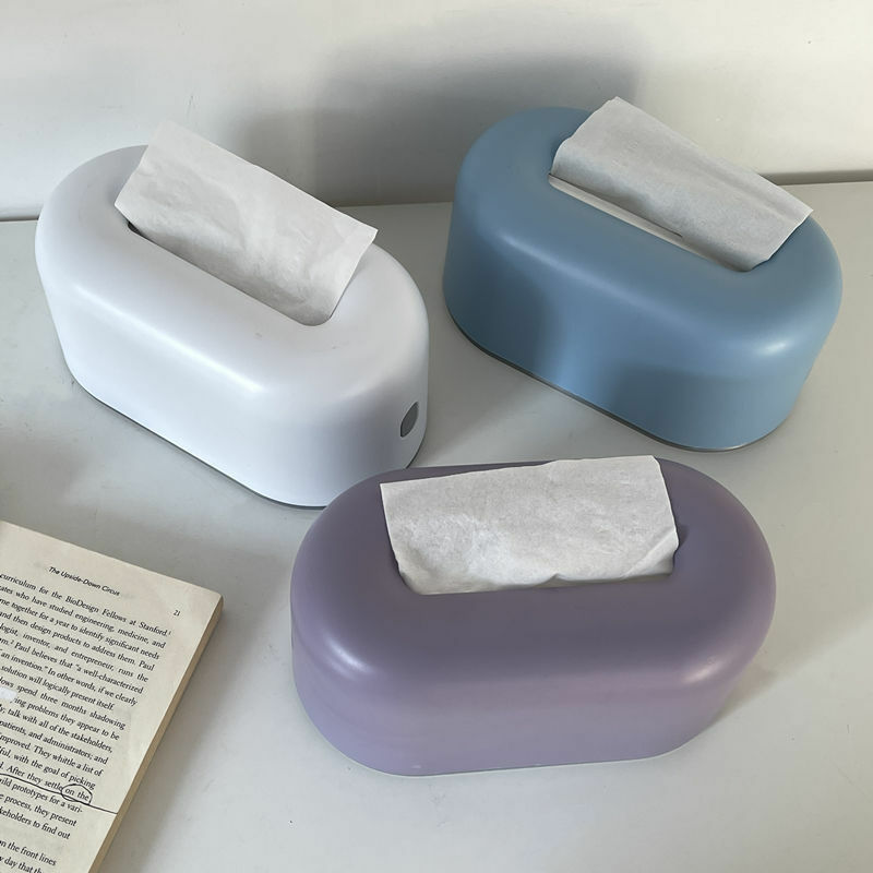 《1352》輕奢素面硬殼面紙盒