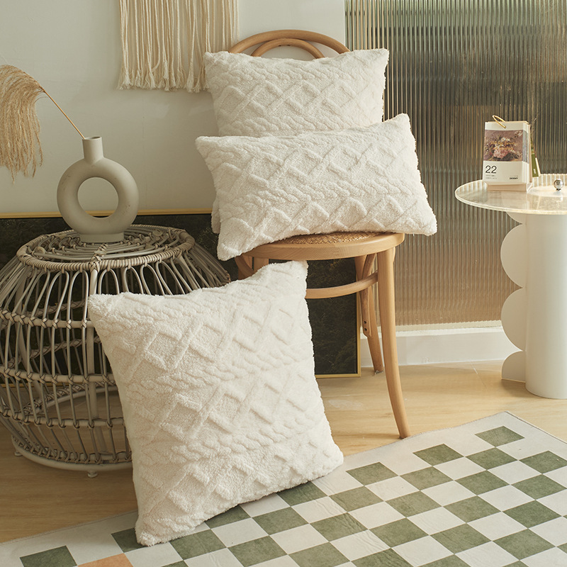 《1354》立體麻花毛絨抱枕