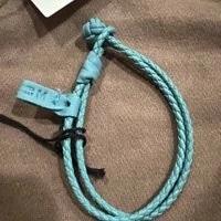 [S] BOTTEGA BRACCIALE INTR.NAPPA/NAPPA/OTTONE BV,BLUE, 612983VO0BG3608 (SBV19)