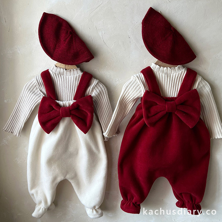 Korea Cute Bow romper