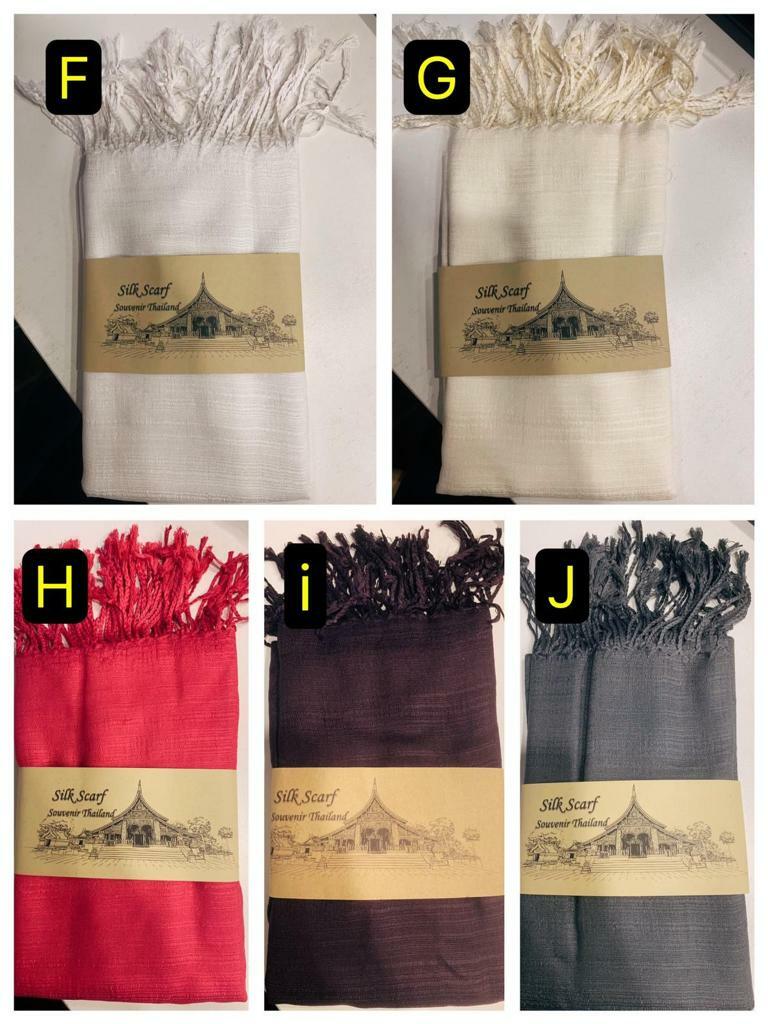 泰國高質silk scarf 保暖絲巾 (SILK 100%)