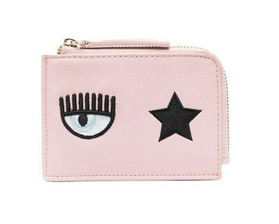 [S] CHIARA FERRAGNI ZS533-439 CARD HOLDER WALLET RANGE EYE STAR LOGO,PINK, 8052672317810 (SCF166)