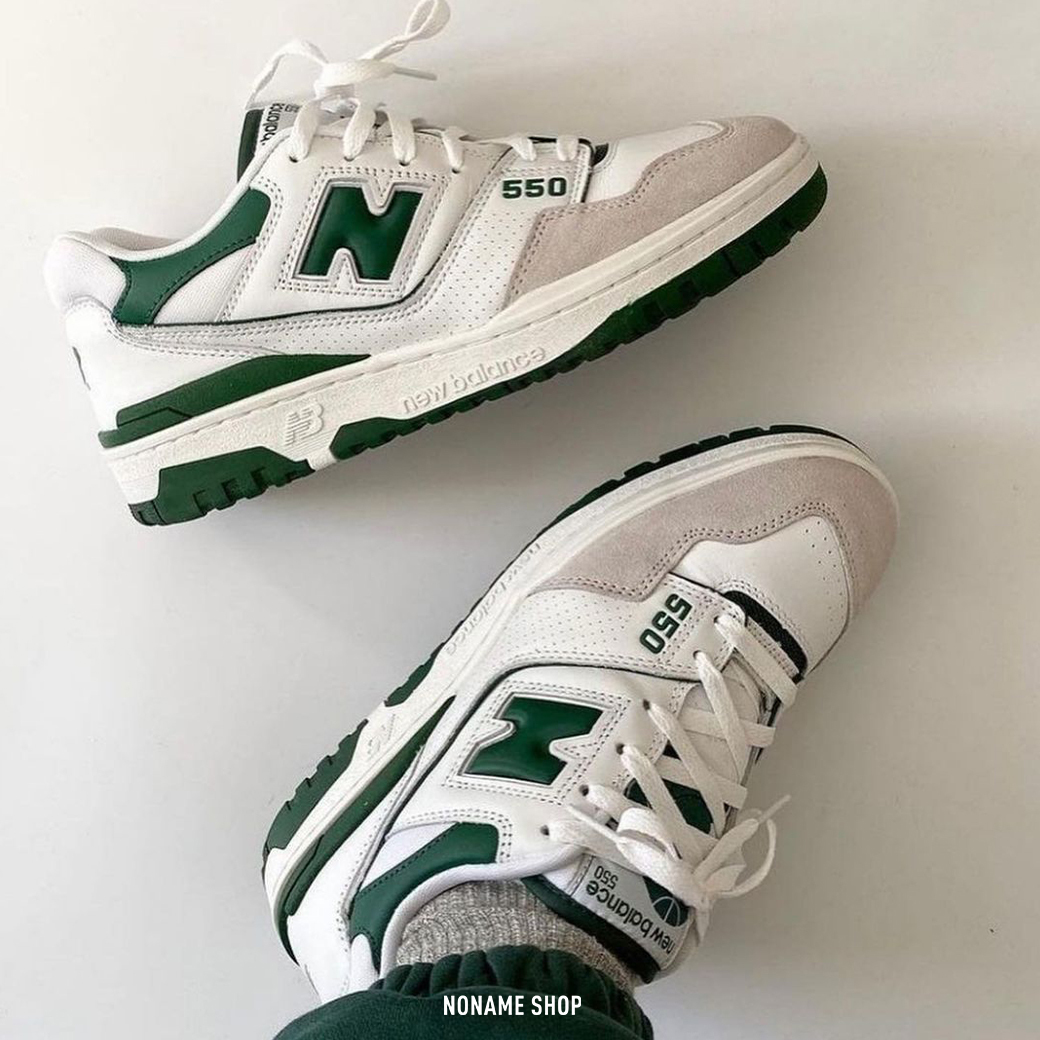NEW BALANCE NB NB550 復古 白綠 BV綠 (男/女款)