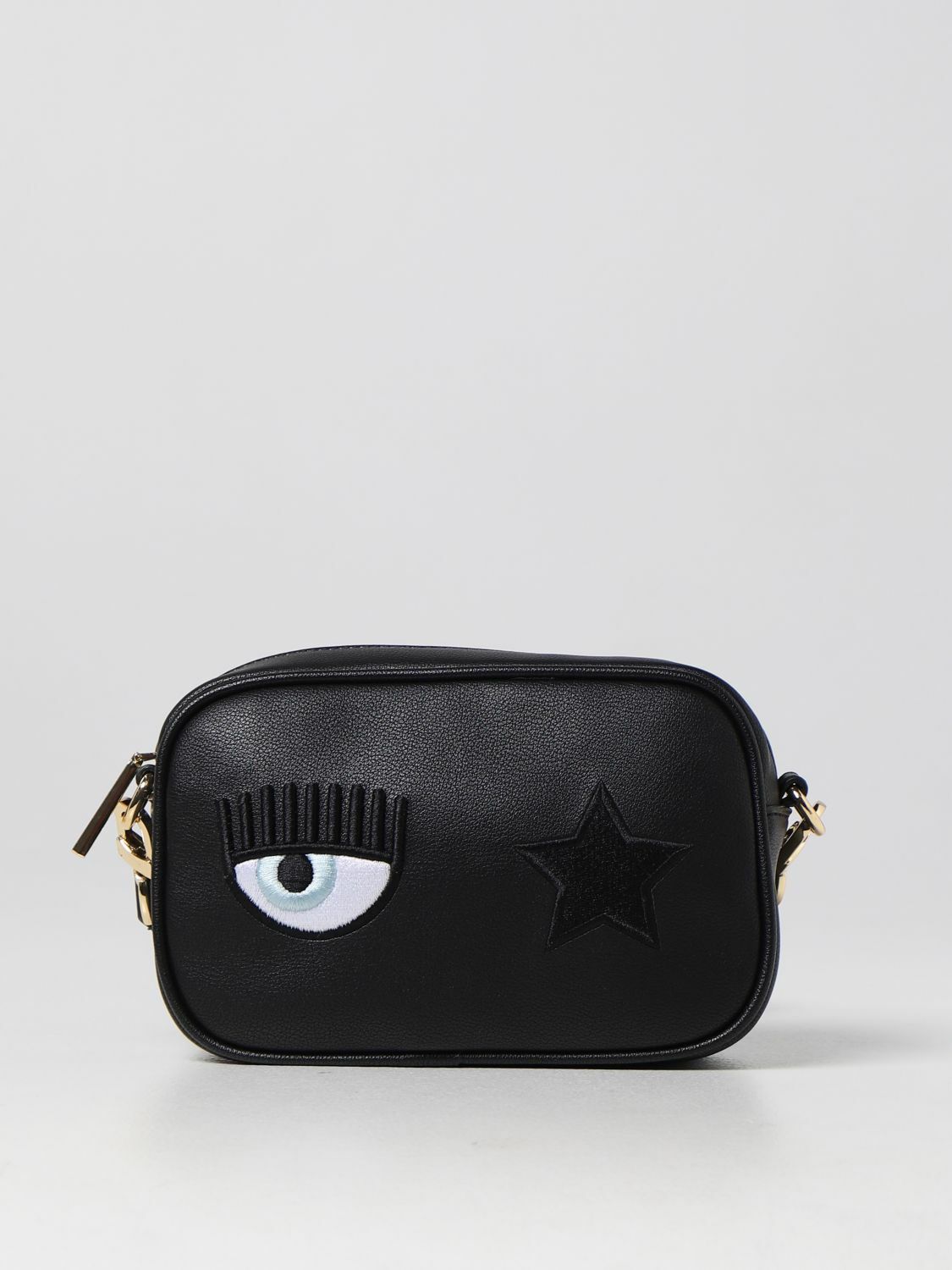 [S] CHIARA FERRAGNI ZS533-899 BAG EYE STAR LOGO,BLACK, 8052672318534 (SCF178)