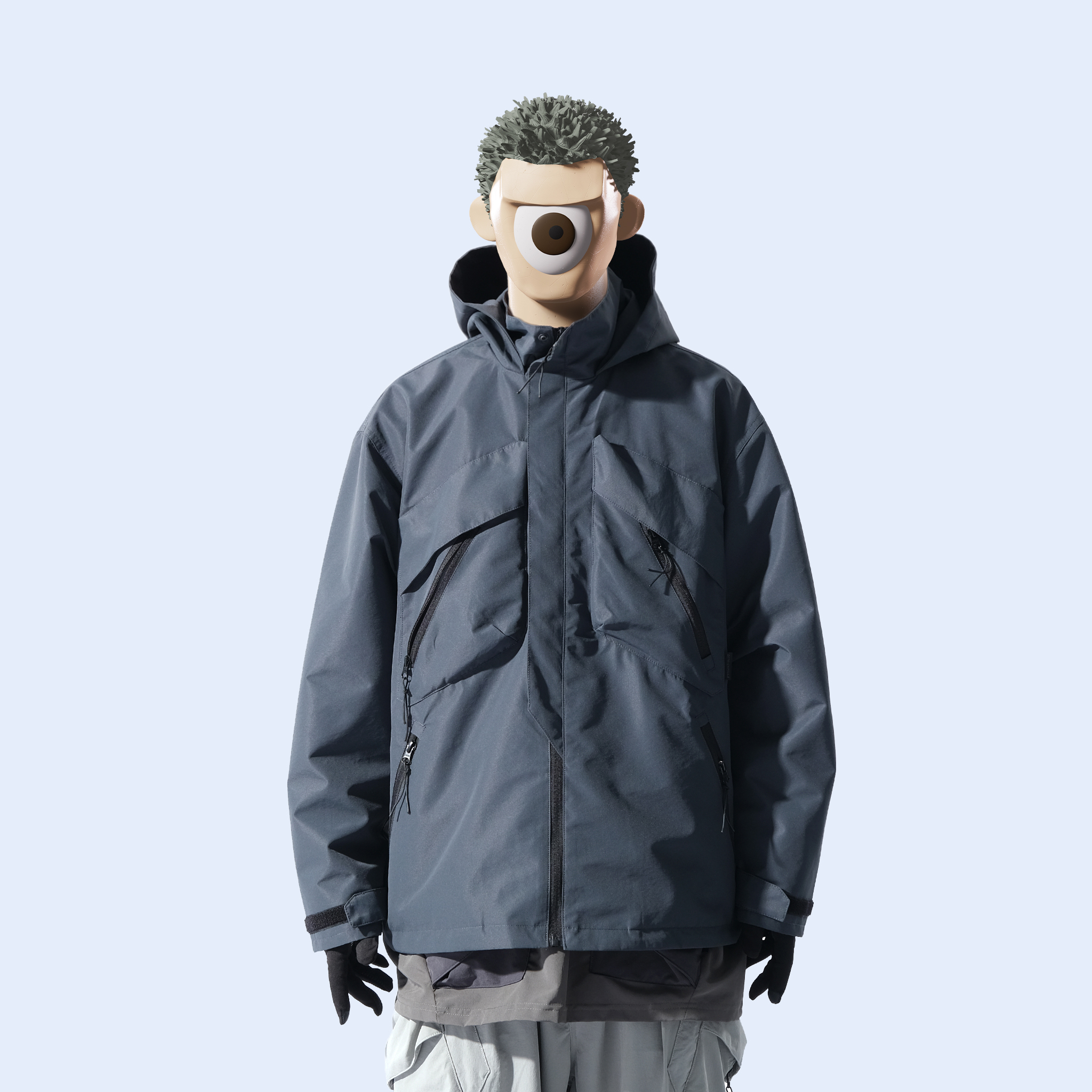 OCTO GAMBOL®-LP-CSJ-001 Dual Pocket Windbreaker