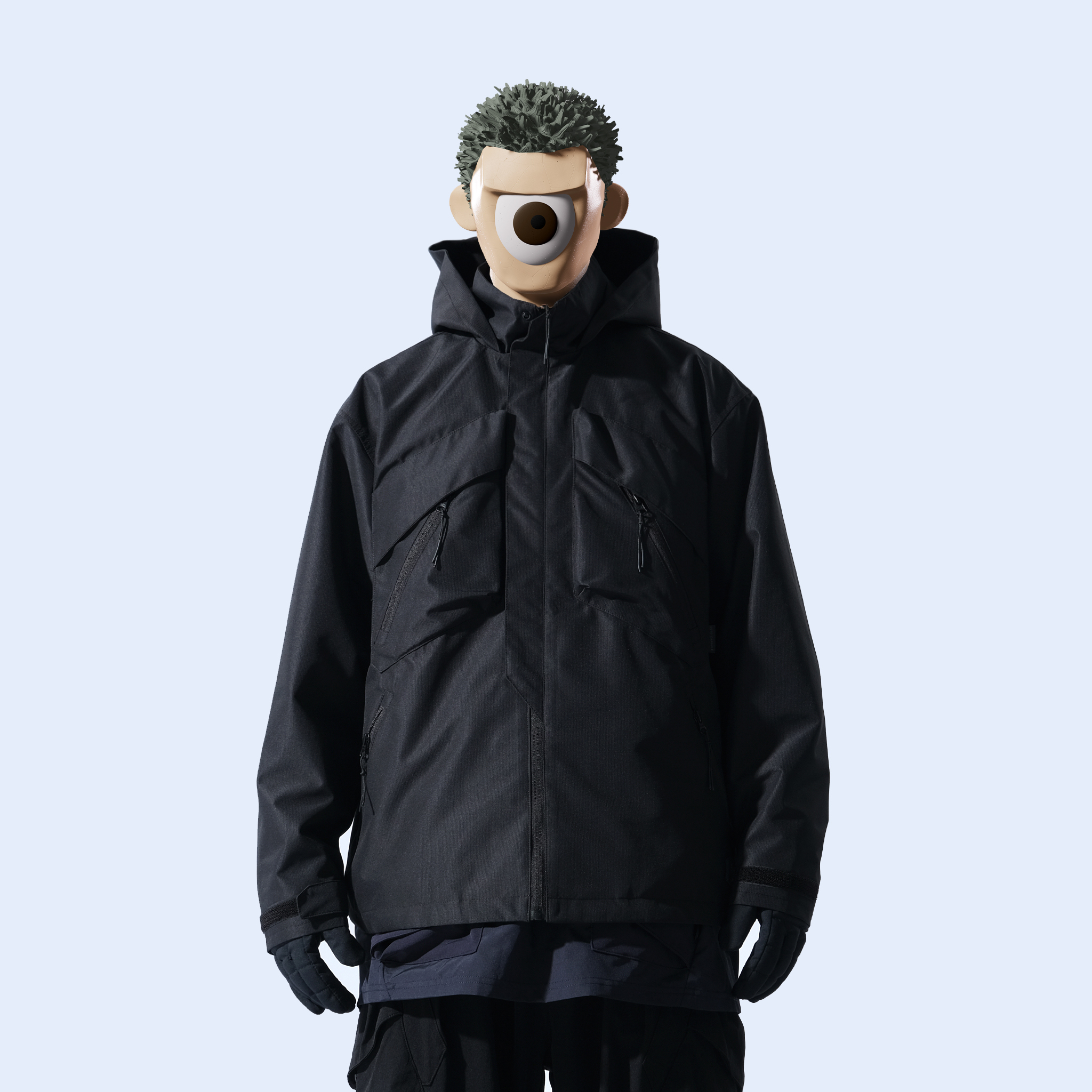 OCTO GAMBOL®-LP-CSJ-001 Dual Pocket Windbreaker