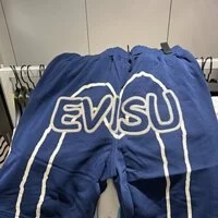 [S] EVISU PUBLIC BIG HILLS EMBROIDERY SHORTS,NAVY, EU2UZP702-NAVY (SEV103)