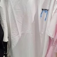 [S] EVISU BACKBOARD HILLS PAINTING LOOSE FIT T-SHIRT, WHITE, EU2UTS905-WHITE (SEV105)