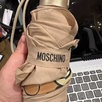 [S] MOSCHINO MINI UMBRELLA IN BEAR, BEIGE, 9999000011431 (SM304)