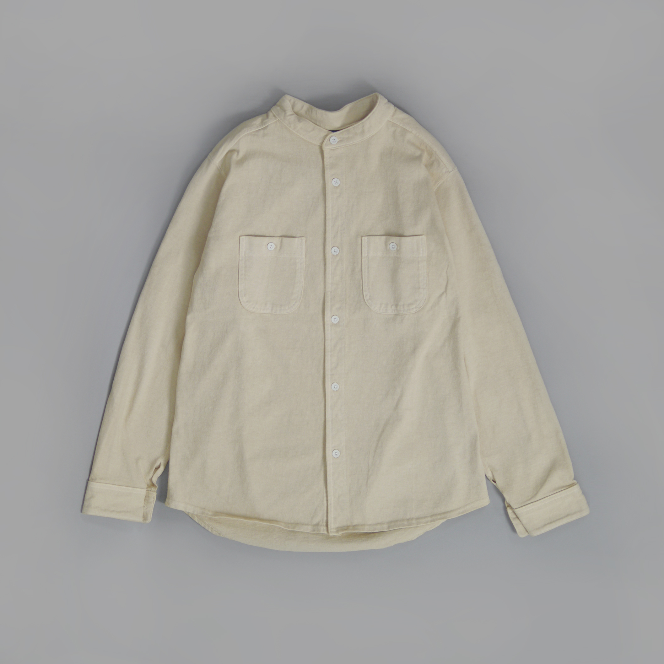 GOOD ON LS Band Collar Shirts ╭ 2色 ╮