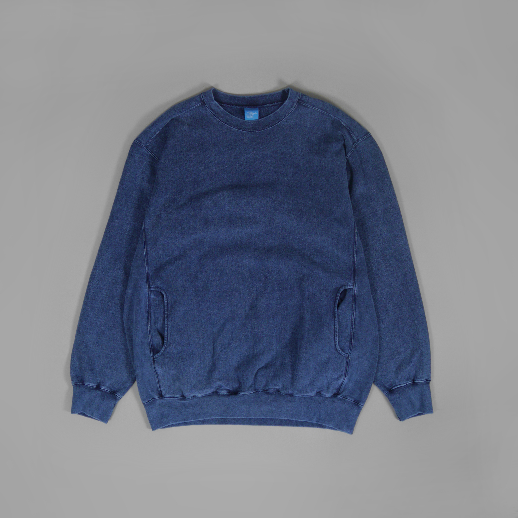 GOOD ON Heavy Crew Sweat ‹ Indigo shave ›