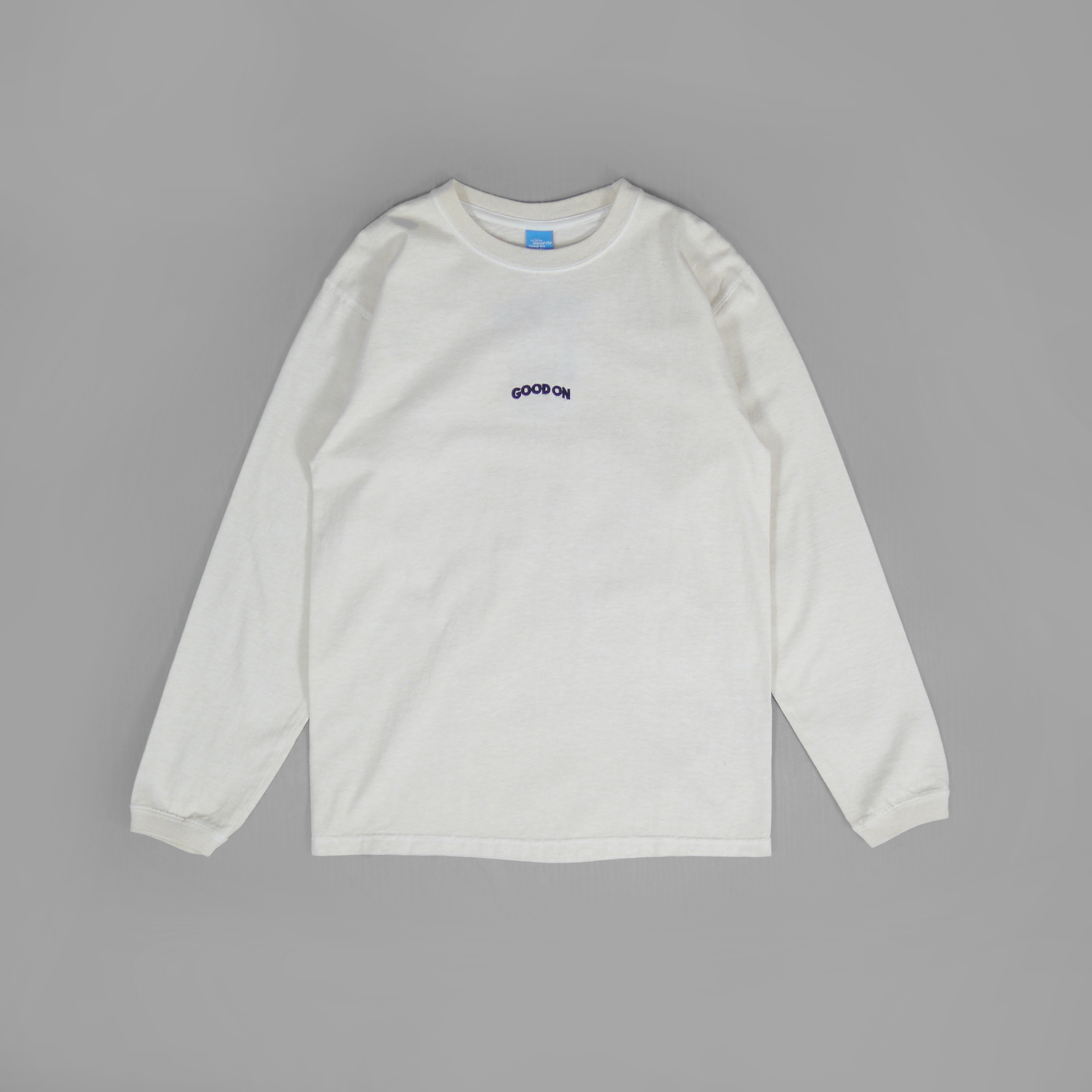 GOOD ON Arch Logo Embroidery LS Tee ╭ 3色 ╮