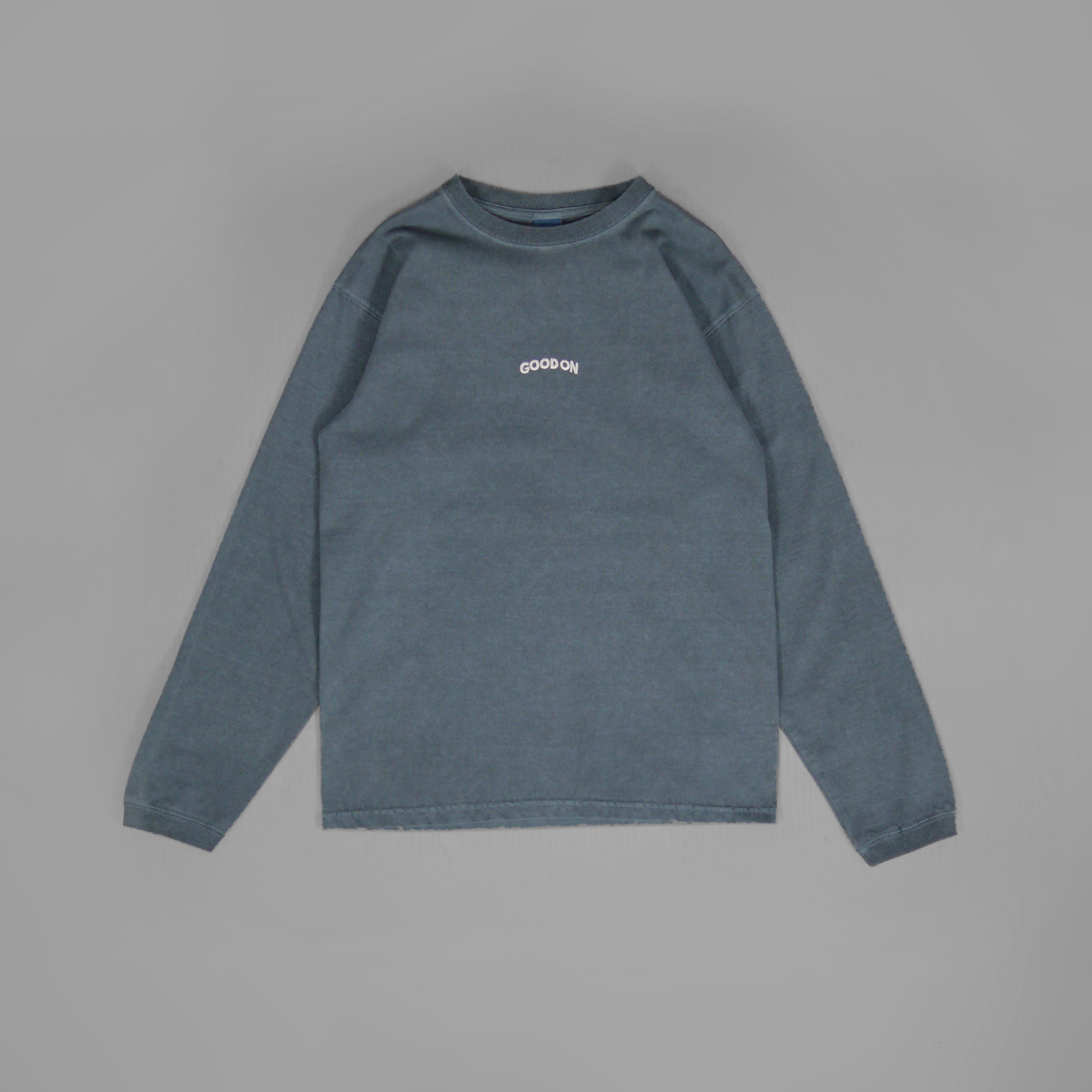 GOOD ON Arch Logo Embroidery LS Tee ╭ 3色 ╮