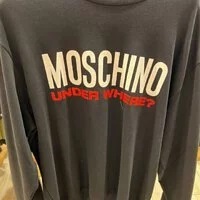 [S] MOSCHINO SWIM SWEATSHIRT, BLACK, 1T1713-8112-0555 (SM307)