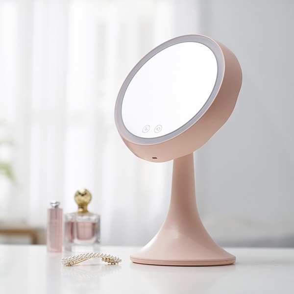 韓國JK 智能台式LED燈充電式化妝鏡 梳妝鏡補光美妝鏡 (J0745)